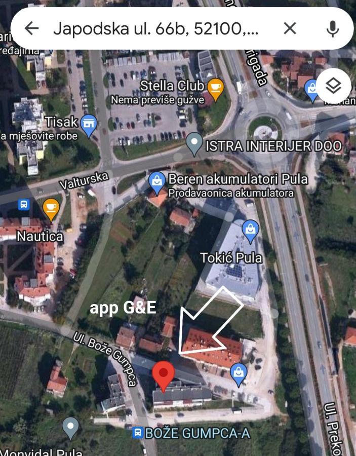 G&E Apartment Пула Екстериор снимка